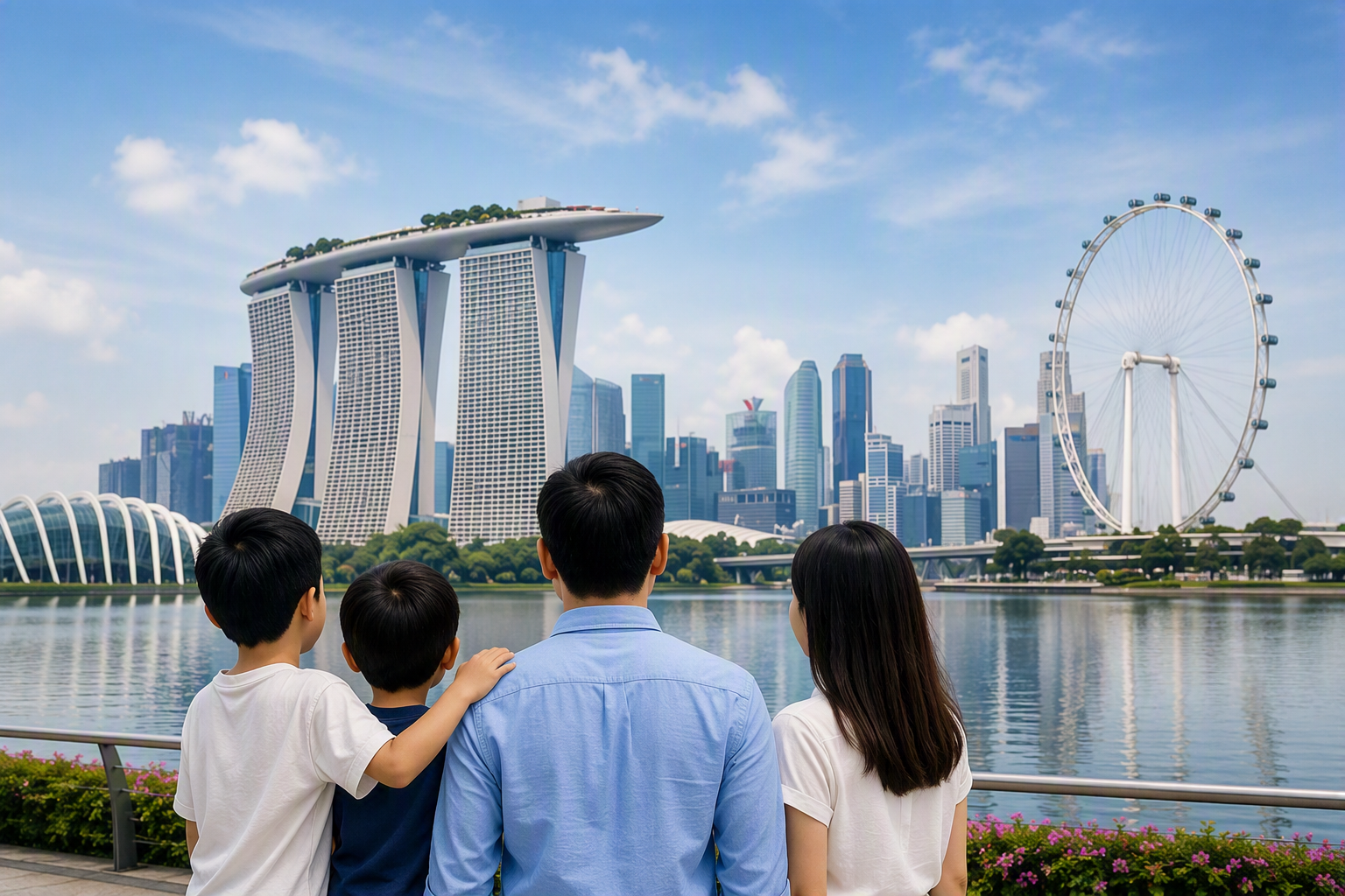 Singapore Skyline Family